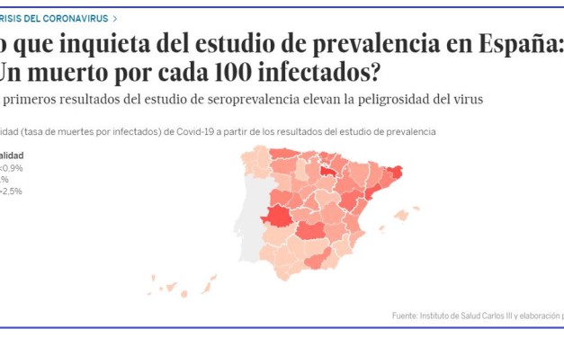 Siete mentiras sobre el covid-19 en portada de El País
